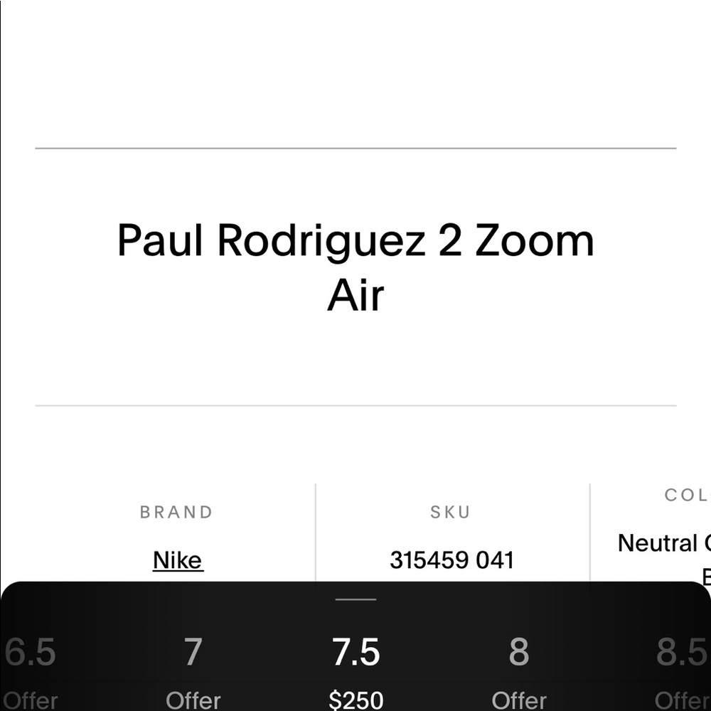 Rare Paul Rodriguez Skate Shoes